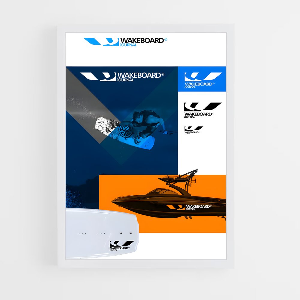 Poster Wakeboard Fever – affiche Wakeboarding (vue 3)